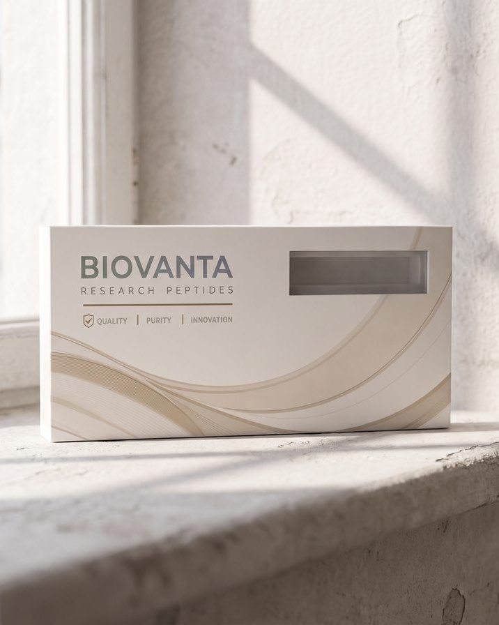 The Biovanta carton on a windowsill in morning light