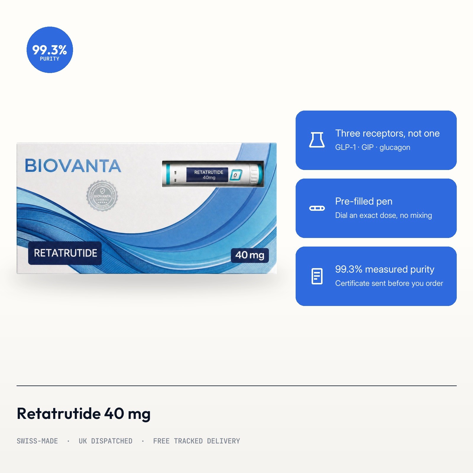 Retatrutide 40mg — view 1